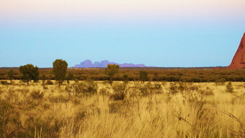Uluru and Kata Tjuta at Sunrise